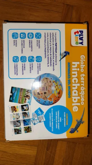 Globo terráqueo hinchable Play Time