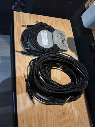 7 Cables Jack Balanceados Cordial 6m