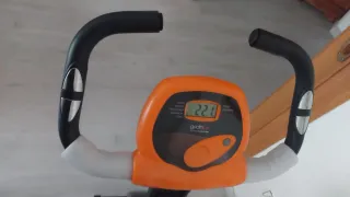 Bicicleta Estática Plegable con Respaldo