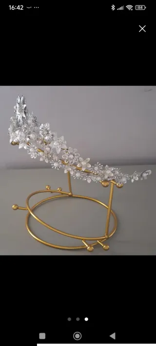 Tiara Diadema Tocados Novia Flores