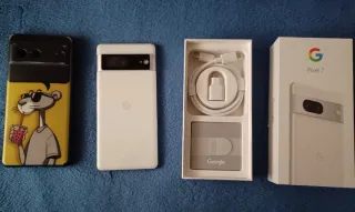 Google Pixel 7 Snow - Caja + Accesorios + Extras