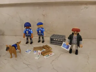 Playmobil Camión Policía Blindado y Figuras