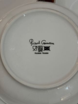 Juego 18 Platos Porcelana Ricard Camarena