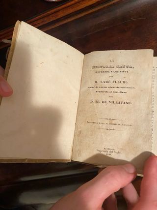 La Historia Santa, referida a los niños.