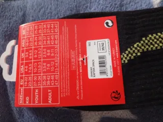 Calcetines Kappa Deportivos Negros/Rojos