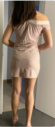 NOCHEVIEJA. Vestido rosa palo talla S. A ESTRENAR.