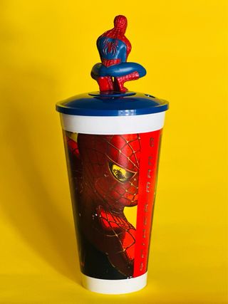 Vaso Cine Spider-Man 2 (2004) Muy Raro spiderman
