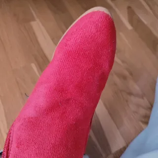 Botines Rojos con Cremallera