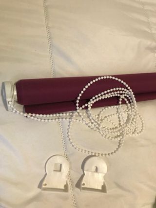 2 Estor enrollable: verde y morado