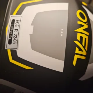 Casco Moto ONeal Negro Amarillo