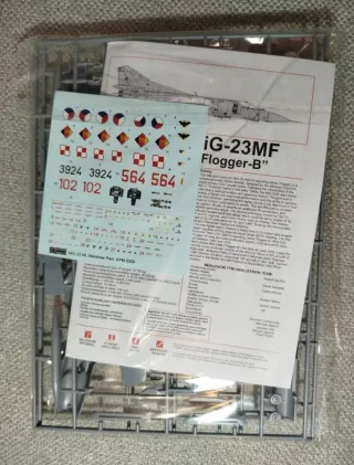 Maqueta Mig-23 MF 1/72 K. Prostejov