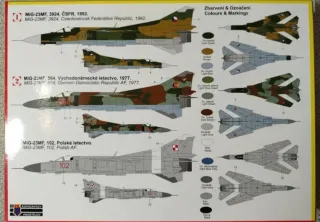 Maqueta Mig-23 MF 1/72 K. Prostejov