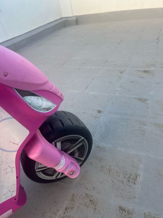 Moto infantil rosa