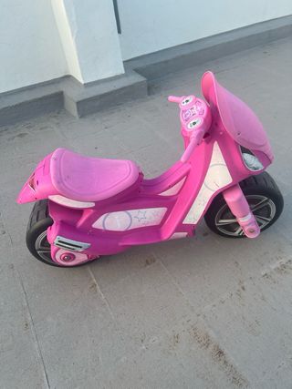 Moto infantil rosa