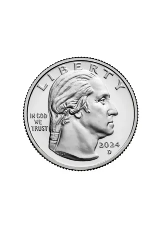 Moneda quarter,cuarto dólar 2024 Patsy Takemoto SC