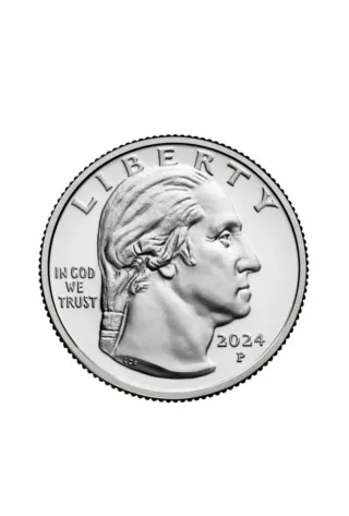 Moneda quarter,cuarto dólar 2024 Patsy Takemoto SC