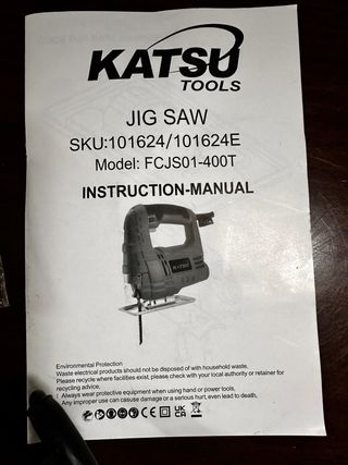 Sierra de calar KATSU 400W FCJS01-400T