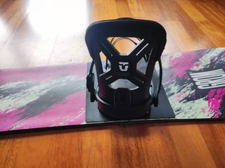 Snowboard Burton Grom 130 + fijaciones Union