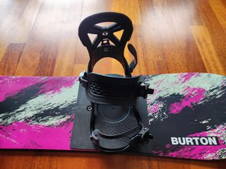 Snowboard Burton Grom 130 + fijaciones Union
