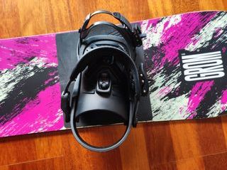 Snowboard Burton Grom 130 + fijaciones Union