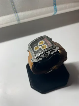 Reloj Alviero Martini Cuadrado Marrón/Plata