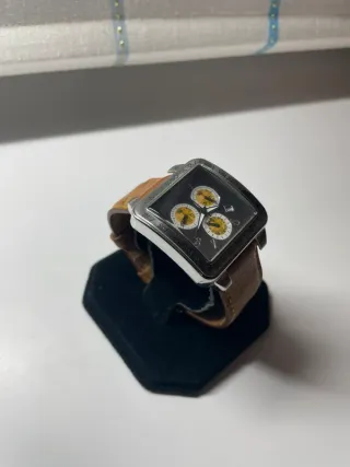 Reloj Alviero Martini Cuadrado Marrón/Plata