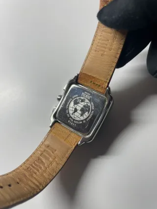 Reloj Alviero Martini Cuadrado Marrón/Plata