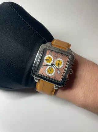 Reloj Alviero Martini Cuadrado Marrón/Plata