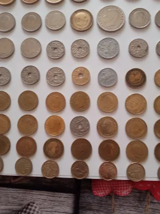 80 monedas España,Franco,Juan carlos