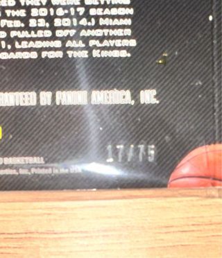 Carta parche de Rudy Gay Sacramento Kings /75