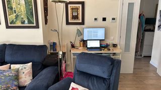 Escritorio MDF y Metal SKLUM + Librería