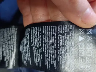 Abrigo pelo sintético azul