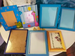 Lote de 7 portafotos infantiles