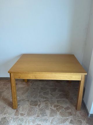 Mesa comedor pino macizo 160x90 fija miel