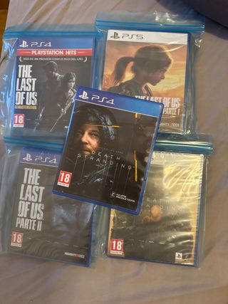 Pack Juegos PS4: The Last of Us I, II y Death Stra