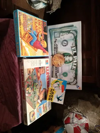 Lote 4 juegos de mesa antiguos