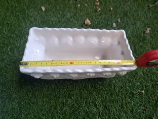 Jardineras de cerámica blancas