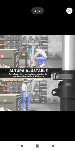 Soporte Reparación Bicicleta Ajustable