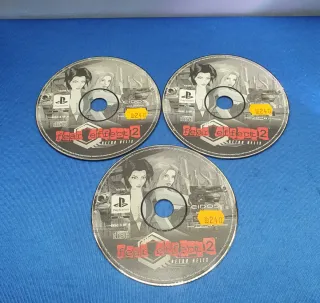 JUEGO PS1 PSX FEAR EFFECT 2 RETRO HELIX 3 DISCOS