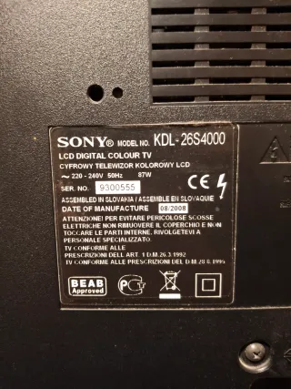 Televisor Sony Bravia