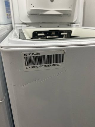 Lavadora Carga Superior Blanca