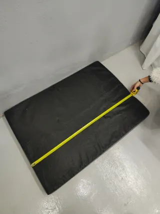 Colchón ortopédico para perros beige/gris