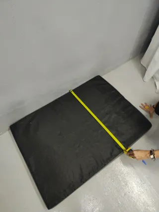 Colchón ortopédico para perros beige/gris