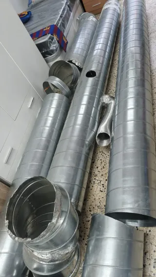 Motor de campana con tubo