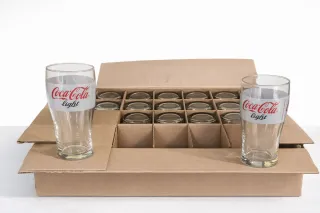 Caja 24 Vasos Coca-Cola Light Originales