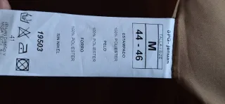 Chaquetón de paño con pelo sin estrenar