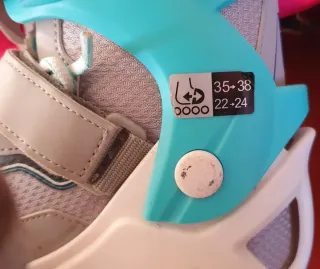 Patines Oxelo Talla 35-38 + Bolsa y Protecciones