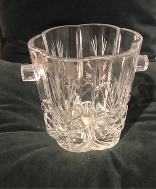 Cubitera de cristal tallado para hielo