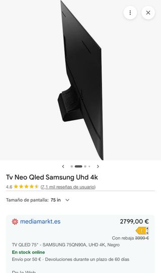Samsung Neo QLED TV UHD 4K 75