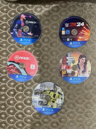 Consola PS4 (PlayStation 4) Negra + Juegos